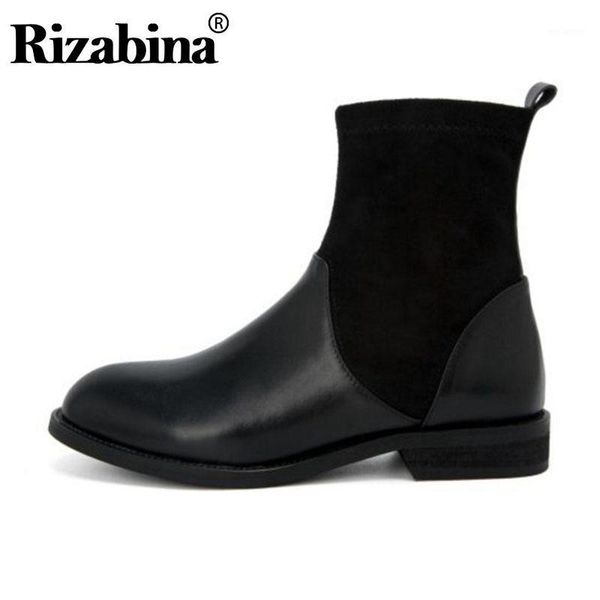 rizabina office lady real leather boots winter autumn soft daily ankle boots flats shoes woman footwear size 34-391, Black
rizabina office lady real leather boots winter autumn soft daily ankle boots flats shoes woman footwear size 34-391, Black