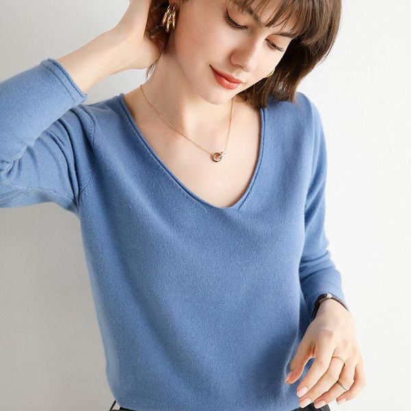 women sweater fall thin jumpers big v-neck short casual ladies pullovers fashion knitted female viscose warm sweaters, White;black
women sweater fall thin jumpers big v-neck short casual ladies pullovers fashion knitted female viscose warm sweaters, White;black