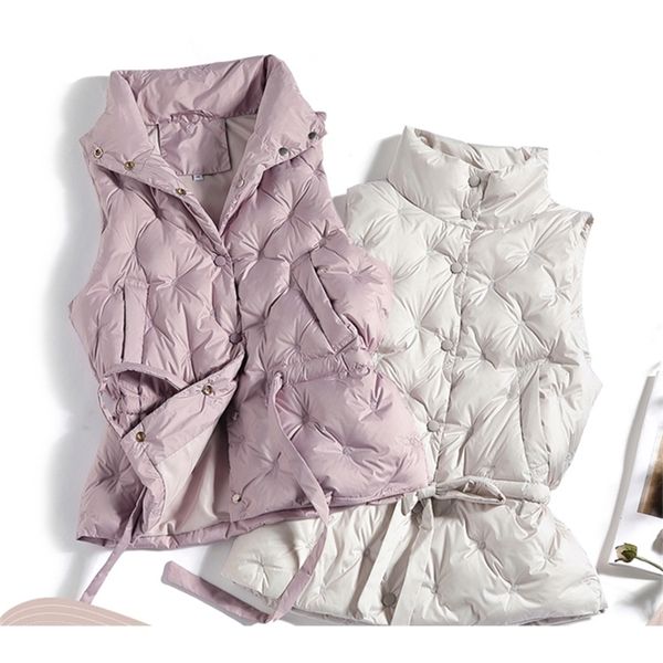 autumn winter coat sleeveless jacket 90% white duck down women vest warm chaleco mujer gilet casaco feminino y201012, Black;brown
autumn winter coat sleeveless jacket 90% white duck down women vest warm chaleco mujer gilet casaco feminino y201012, Black;brown