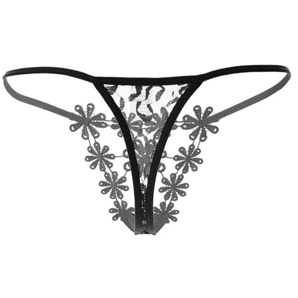 female lingerie thong mesh low waist seamless bandage underwear women lace flower hollow out panties g-string underpants, Black;pink
female lingerie thong mesh low waist seamless bandage underwear women lace flower hollow out panties g-string underpants, Black;pink