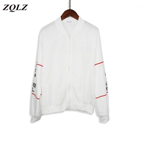 zqlz spring autumn women basic jacket women pocket zipper plus size solid print letter outwear loose coat windbreaker female1, Black;brown
zqlz spring autumn women basic jacket women pocket zipper plus size solid print letter outwear loose coat windbreaker female1, Black;brown