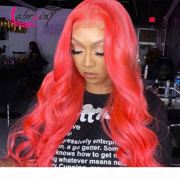 colored peach pink 13x6 transparent lace front wig perruque deep part body wave glueless human hair wigs pre plucked 250 density, Black;brown
colored peach pink 13x6 transparent lace front wig perruque deep part body wave glueless human hair wigs pre plucked 250 density, Black;brown