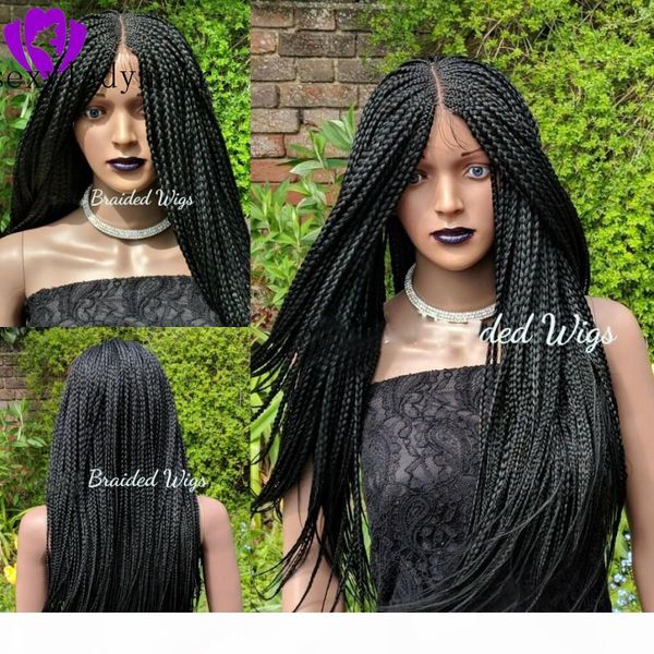 middle part black box braids wigs with baby hair full density brazilian full lace front wig glueless synthetic braided wigs for black women
middle part black box braids wigs with baby hair full density brazilian full lace front wig glueless synthetic braided wigs for black women
