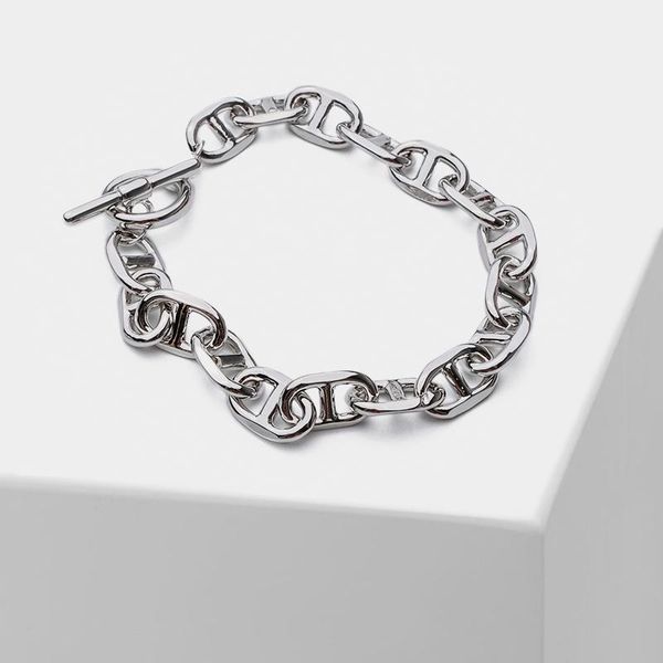 Amorita boutique Metal chain bracelet, Black