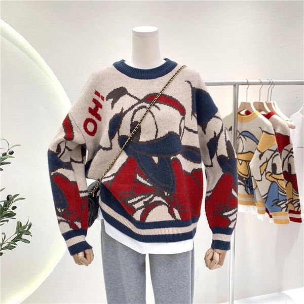 2021 autumn winter woman jacquard standard duck fine mend two-piece sweater v95v, White;black
2021 autumn winter woman jacquard standard duck fine mend two-piece sweater v95v, White;black