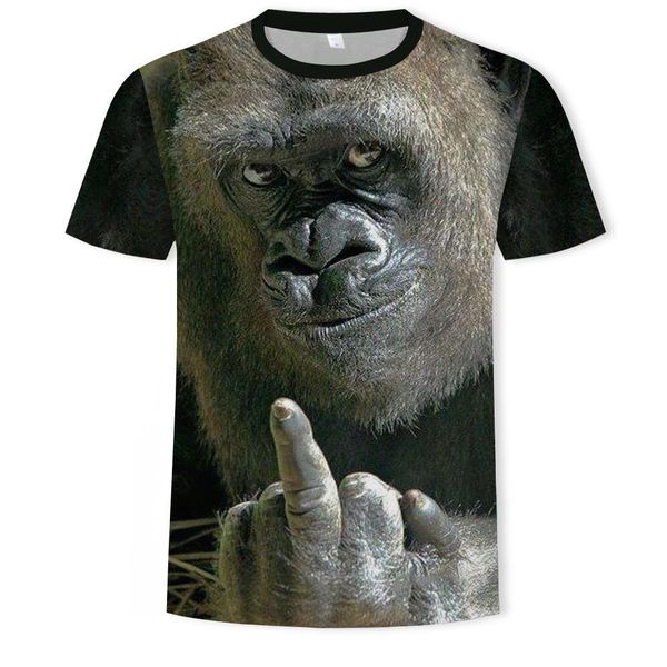 summer fashion men's t-shirt animal ape monkey 3d printed casual t-shirt men's hip-hop street men's clothing t-shirt for men, White;black
summer fashion men's t-shirt animal ape monkey 3d printed casual t-shirt men's hip-hop street men's clothing t-shirt for men, White;black