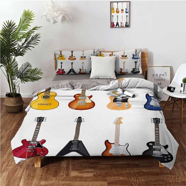 a wide variety of string instruments realistic musical pattern jazz blues acousticbedding 3-piece set
a wide variety of string instruments realistic musical pattern jazz blues acousticbedding 3-piece set