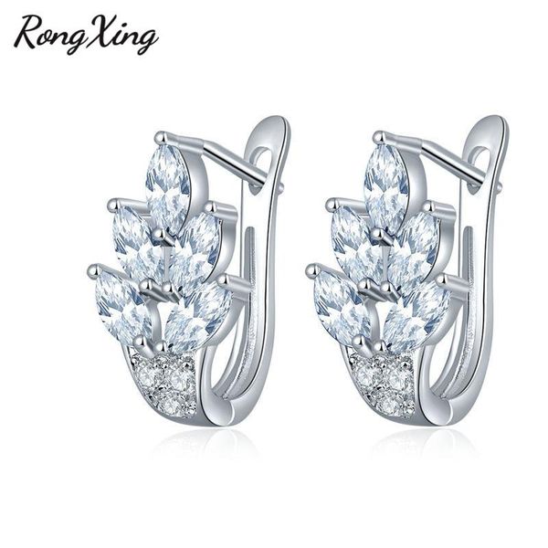 charm rongxing charming zircon feather stone hoop earrings for women 925 silver filled crystal birthstone earring fashion jewelry, Golden
charm rongxing charming zircon feather stone hoop earrings for women 925 silver filled crystal birthstone earring fashion jewelry, Golden