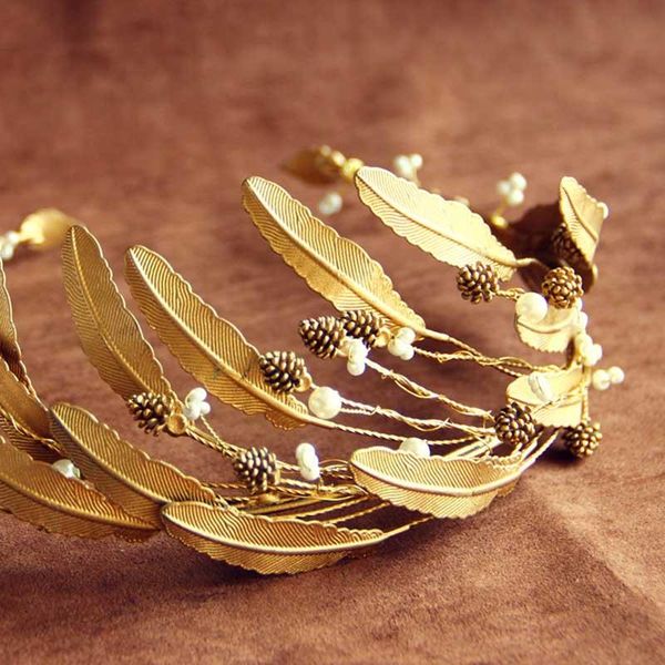 forseven baroque wedding crown bridal hair accessories vintage gold color leaf headband tiara princess diadema hair jewelry ml, Golden;silver
forseven baroque wedding crown bridal hair accessories vintage gold color leaf headband tiara princess diadema hair jewelry ml, Golden;silver