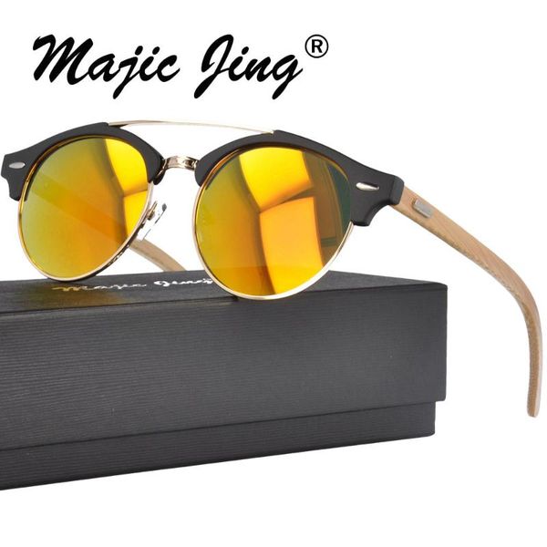 sunglasses metal sunshade full rim for men and women round wood temple uv400 wpb1045, White;black
sunglasses metal sunshade full rim for men and women round wood temple uv400 wpb1045, White;black