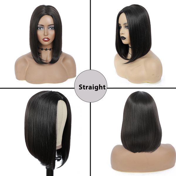 costume accessories straight short bob synthetic wigs 12 - 32 inches darker brown for black women full machine made glueless wig for daily, Silver
costume accessories straight short bob synthetic wigs 12 - 32 inches darker brown for black women full machine made glueless wig for daily, Silver
