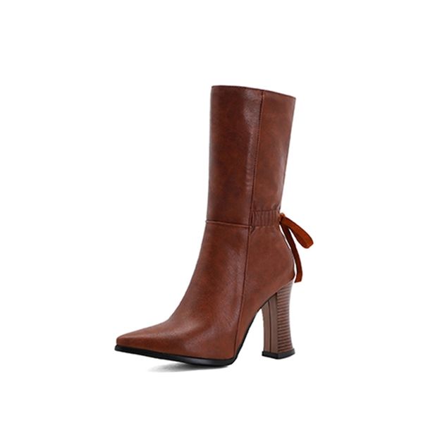 2021 the new casual style to mid-calf toe stylish plied bowknot zipper high heels robust riding boots big size women's shoes il3m, Black
2021 the new casual style to mid-calf toe stylish plied bowknot zipper high heels robust riding boots big size women's shoes il3m, Black
