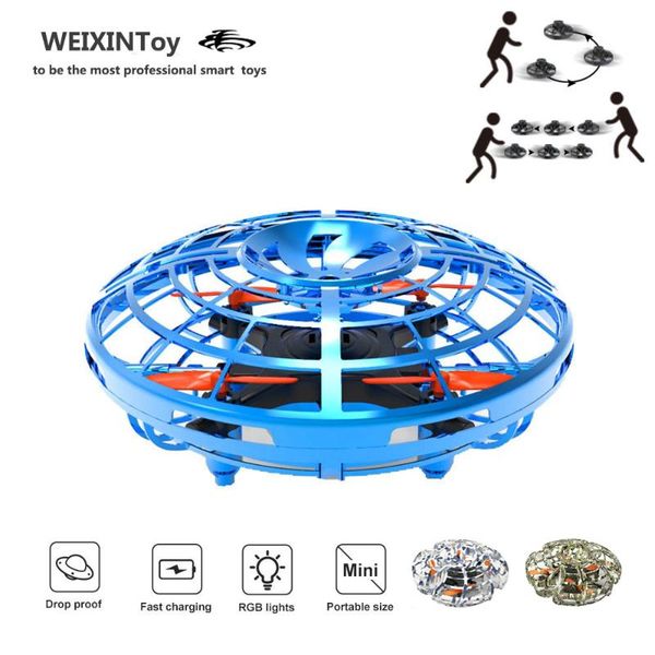 mini helicopter ufo rc drone infraed hand sensor drone anti-collision hand-operated gesture control quadcopter aircraft
mini helicopter ufo rc drone infraed hand sensor drone anti-collision hand-operated gesture control quadcopter aircraft