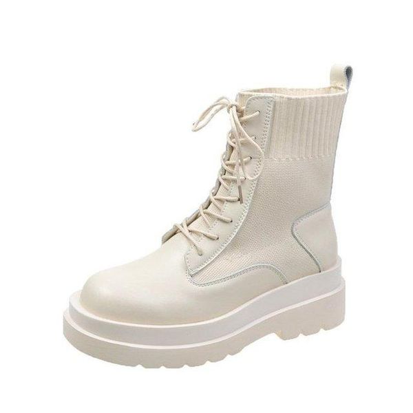 xiaying smile autumn and winter single boots thick-soled street knitting thin socks boots martin women, Black
xiaying smile autumn and winter single boots thick-soled street knitting thin socks boots martin women, Black