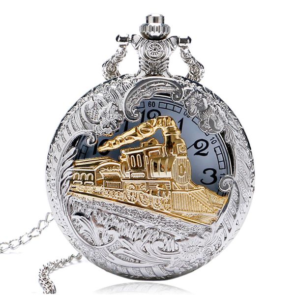 steampunk vintage серебряный золотой поезд пустотехника кварцевые карманные часы мужчины женщины подвеска часы часы подарки, Slivery;golden
steampunk vintage серебряный золотой поезд пустотехника кварцевые карманные часы мужчины женщины подвеска часы часы подарки, Slivery;golden