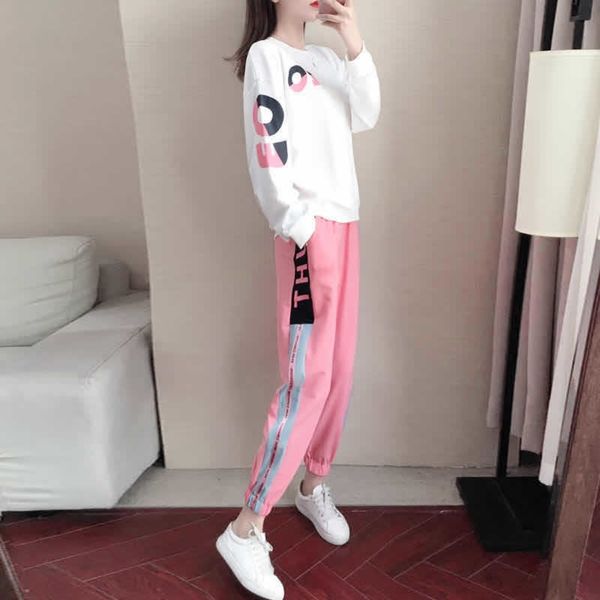 zoeuf women's sweater long sleeve sports suit 2020 new spring and autumn fashion trend loose korean casual sweater two piece suit forei, Gray
zoeuf women's sweater long sleeve sports suit 2020 new spring and autumn fashion trend loose korean casual sweater two piece suit forei, Gray