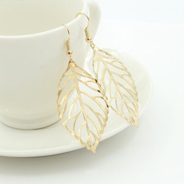 2020 pendientes mujer fashion wholesale jewelry hollow metal leaves dangling long statement drop earrings for women bijoux1, Silver
2020 pendientes mujer fashion wholesale jewelry hollow metal leaves dangling long statement drop earrings for women bijoux1, Silver