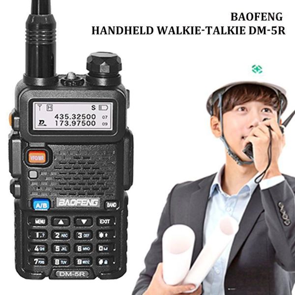 handheld baofeng dm-5r digital walkie talkie professional vhf/uhf dual frequency interphone radio intercoms drop shipping1
handheld baofeng dm-5r digital walkie talkie professional vhf/uhf dual frequency interphone radio intercoms drop shipping1