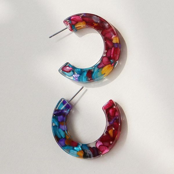 hoop & huggie ujbox fashion colored acrylic resin earrings for women wedding party jewelry accessories gift, Golden;silver
hoop & huggie ujbox fashion colored acrylic resin earrings for women wedding party jewelry accessories gift, Golden;silver