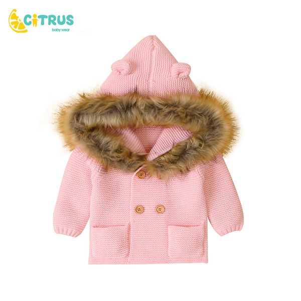 citrus winter autumn warm newborn baby sweater fur hood infant boys girl knitted cardigan fall outwear children knitwear 3-24m q1103, Blue;gray
citrus winter autumn warm newborn baby sweater fur hood infant boys girl knitted cardigan fall outwear children knitwear 3-24m q1103, Blue;gray