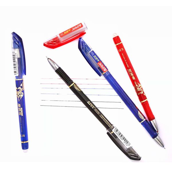 3/12Pcs/lot Erasable Pen Washable Handle Blue Black Red 0.38mm Erasable Gel Pen Refill Rod School Office Writing Stationery
3/12Pcs/lot Erasable Pen Washable Handle Blue Black Red 0.38mm Erasable Gel Pen Refill Rod School Office Writing Stationery