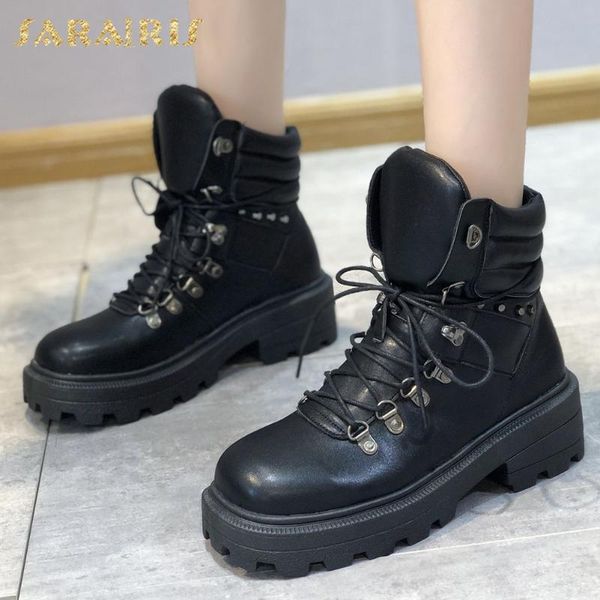 sarairis new fashion 2020 square heels ankle boots woman shoes platform lace up comfortable ins dropship shoes lades boots, Black
sarairis new fashion 2020 square heels ankle boots woman shoes platform lace up comfortable ins dropship shoes lades boots, Black