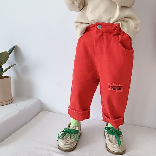 toddler boys and girls break holes casual straight pants1-6yrs kids babt children nine-point trousers girls loose leisure pants y200704, Blue
toddler boys and girls break holes casual straight pants1-6yrs kids babt children nine-point trousers girls loose leisure pants y200704, Blue