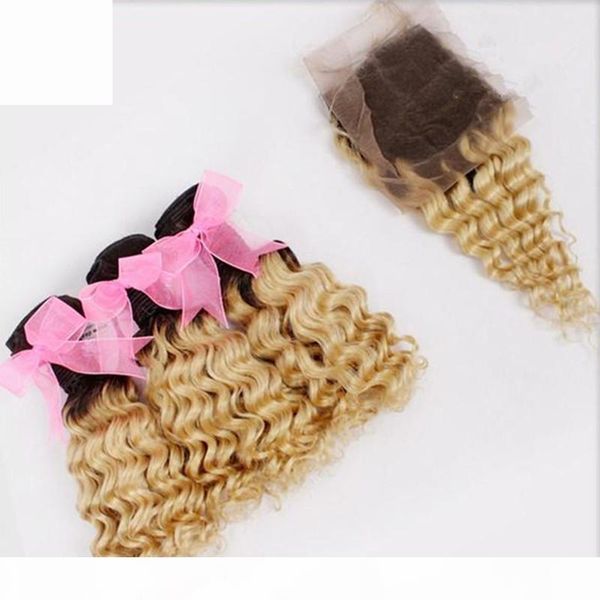 t1b 613 ombre human hair 3 bundles with closure malaysian deep wave curly blonde ombre weaves virgin hair extensions with lace closure 4x4&q, Black
t1b 613 ombre human hair 3 bundles with closure malaysian deep wave curly blonde ombre weaves virgin hair extensions with lace closure 4x4&q, Black