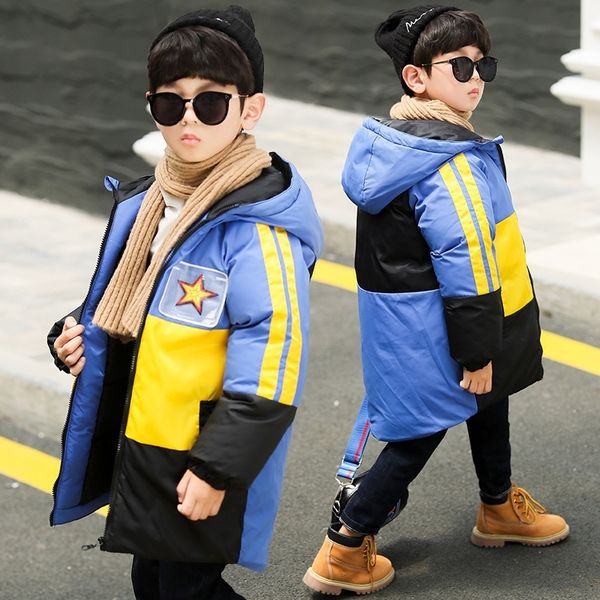 winter boys jacket cotton-padded clothes warm children coat fashion patchwork color hooded winter kids thick snowsuits y200901, Blue;gray
winter boys jacket cotton-padded clothes warm children coat fashion patchwork color hooded winter kids thick snowsuits y200901, Blue;gray