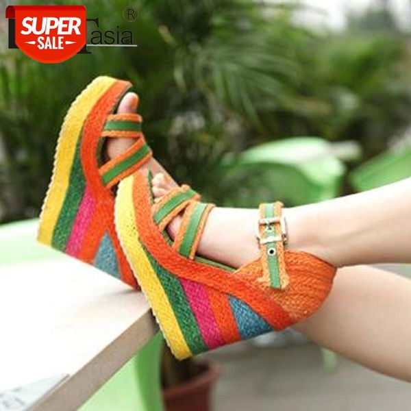 doratasia 2020 trendy brand new ladies cane sandals 2020 summer high wedges sandals women colorful high platform shoes woman #8v9c, Black
doratasia 2020 trendy brand new ladies cane sandals 2020 summer high wedges sandals women colorful high platform shoes woman #8v9c, Black