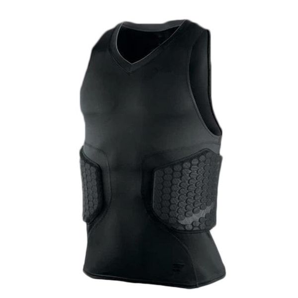 outdoor t-shirts sports basketball tights honeycomb anti-collision clothing football training protective vest goalkeeper gear pants, Gray;blue
outdoor t-shirts sports basketball tights honeycomb anti-collision clothing football training protective vest goalkeeper gear pants, Gray;blue