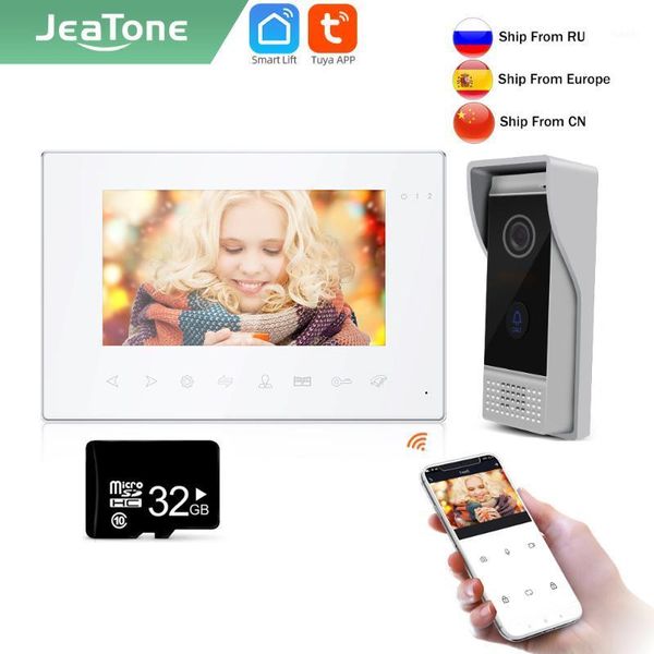 jeatone tuya smart 7 inch wifi video intercom for home night vision device doorbell camera monitor door station system unit1
jeatone tuya smart 7 inch wifi video intercom for home night vision device doorbell camera monitor door station system unit1