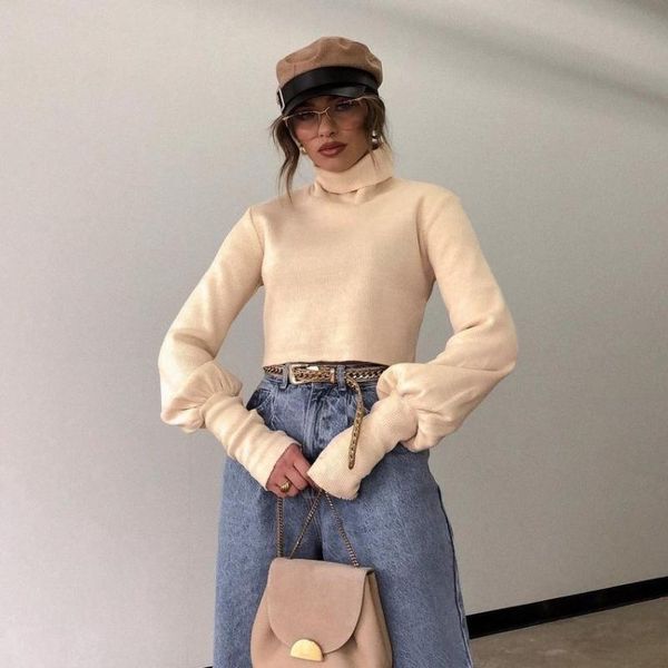 autumn winter turtleneck knit sweater women elegant long sleeve pullover woman sweaters vest 2021 female casual jumper, White;black
autumn winter turtleneck knit sweater women elegant long sleeve pullover woman sweaters vest 2021 female casual jumper, White;black