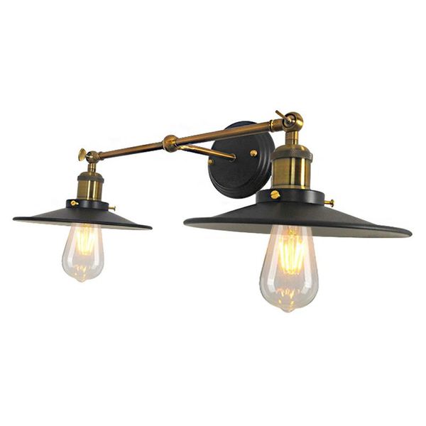 vintage industrial wind us/eu plug wall light creative simple single/double heads umbrella style metal wall lamp for home decor
vintage industrial wind us/eu plug wall light creative simple single/double heads umbrella style metal wall lamp for home decor