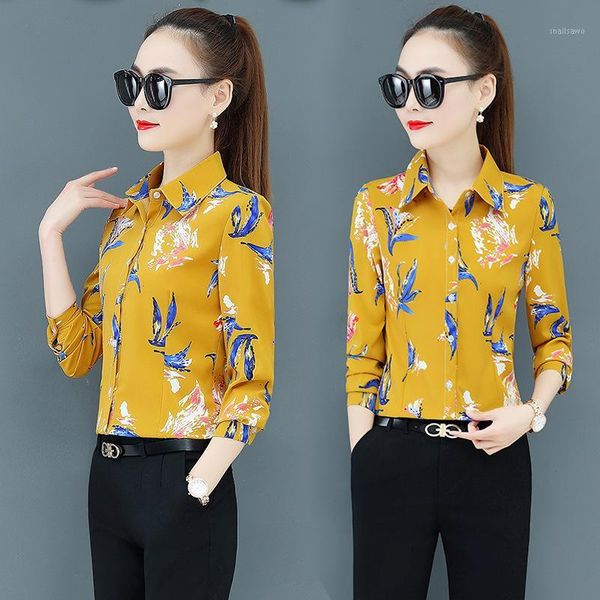 2020 new spring women print chiffon shirt & blouses feminine long sleeve & blouse plus size 4xl1, White
2020 new spring women print chiffon shirt & blouses feminine long sleeve & blouse plus size 4xl1, White