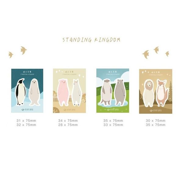 4 шт standing kingdom sticky note memo fresh пингвин fox lion animal pad стикер office planner расписание школьные принадлежности fm594 bbym
4 шт standing kingdom sticky note memo fresh пингвин fox lion animal pad стикер office planner расписание школьные принадлежности fm594 bbym