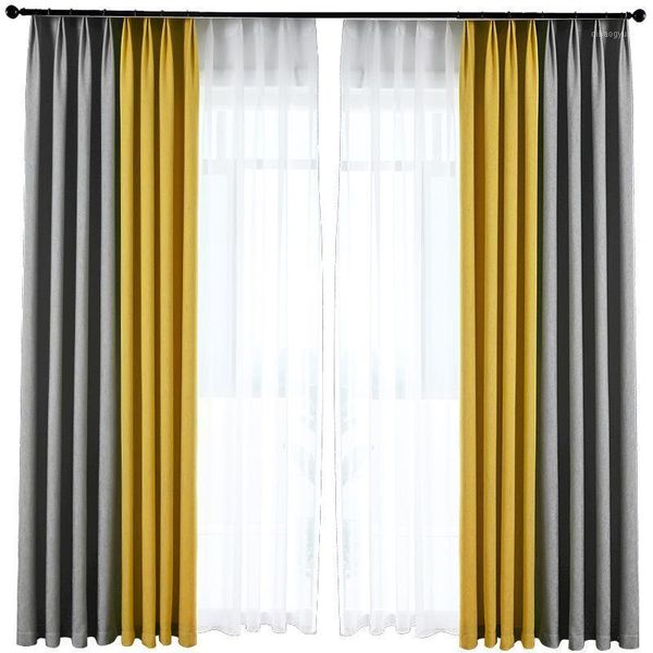 modern color stitching blackout curtains for living room decoration curtain for the bedroom grey blue curtain drapes blue yellow1
modern color stitching blackout curtains for living room decoration curtain for the bedroom grey blue curtain drapes blue yellow1