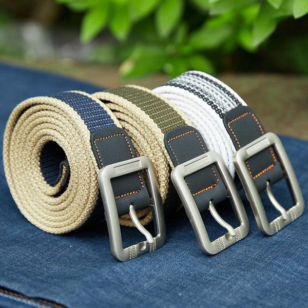 150cm long canvas belt men jeans waist belts men's casual pants with korean version of the metal pin buckle plus size, Black;brown
150cm long canvas belt men jeans waist belts men's casual pants with korean version of the metal pin buckle plus size, Black;brown