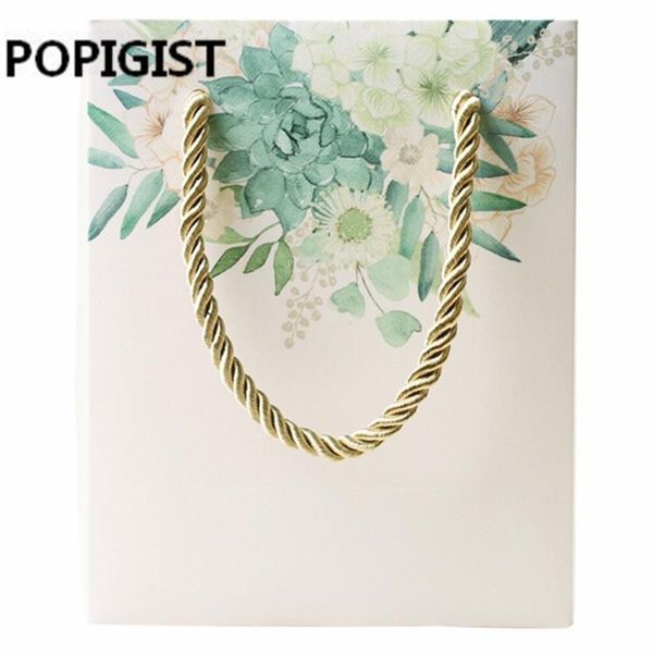 2020 creative green floral printing gift bags packaging bag with handles packaging for jewelry christmas gift pouches 50pcs
2020 creative green floral printing gift bags packaging bag with handles packaging for jewelry christmas gift pouches 50pcs