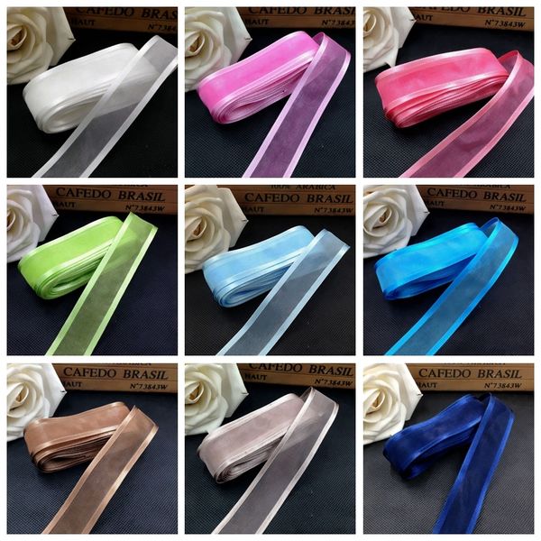 5m 25mm satin edge organza for wedding party decoration handmade gift wrapping hair bows diy christmas ribbon
5m 25mm satin edge organza for wedding party decoration handmade gift wrapping hair bows diy christmas ribbon
