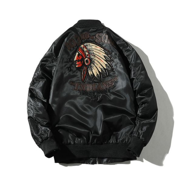 2021 new embroidered male hip hop distinctive retro head baseball men's spring jacket 3hx2 rqdi, Black;brown
2021 new embroidered male hip hop distinctive retro head baseball men's spring jacket 3hx2 rqdi, Black;brown