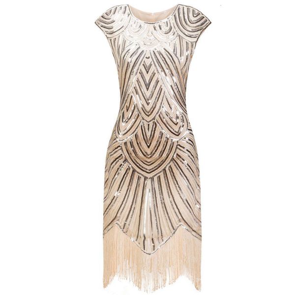 vintage 1920s flapper great gatsby dress o-neck cap sleeve sequin fringe party midi dress vestidos verano 2021 summer dress, Black;gray
vintage 1920s flapper great gatsby dress o-neck cap sleeve sequin fringe party midi dress vestidos verano 2021 summer dress, Black;gray