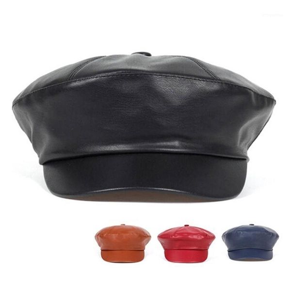 vintage faux pu leather beret hat women men autumn winter flat cap solid black coffee camel wine red navy fashion french cap1, Blue;gray
vintage faux pu leather beret hat women men autumn winter flat cap solid black coffee camel wine red navy fashion french cap1, Blue;gray