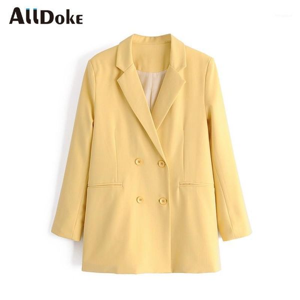 alldoke yellow casual blazers women autumn notched long sleeve double breasted coats vintage office ladies blazers coats femme1, White;black
alldoke yellow casual blazers women autumn notched long sleeve double breasted coats vintage office ladies blazers coats femme1, White;black