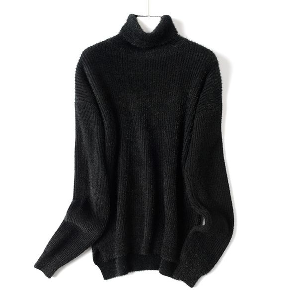 gigogou oversized women's sweater korean style long sleeve knitted sweaters winter turtleneck pullovers high low hem pull femme 201130, White;black
gigogou oversized women's sweater korean style long sleeve knitted sweaters winter turtleneck pullovers high low hem pull femme 201130, White;black