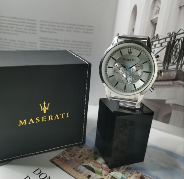 designer men's watch classic quartz watch stainless steel strap men's clock with original box, Slivery;brown
designer men's watch classic quartz watch stainless steel strap men's clock with original box, Slivery;brown