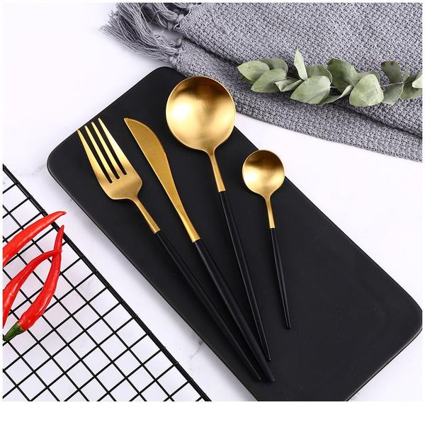 stainless steel frosted cutlery set restaurant home steak cutlery knife spoon fork dessert spoon upscale gold bbyqqp
stainless steel frosted cutlery set restaurant home steak cutlery knife spoon fork dessert spoon upscale gold bbyqqp