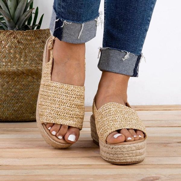 2021 fashion summer women sandals female beach shoes wedge shoes woman high heel comfortable platform sandals plus size 431, Black
2021 fashion summer women sandals female beach shoes wedge shoes woman high heel comfortable platform sandals plus size 431, Black