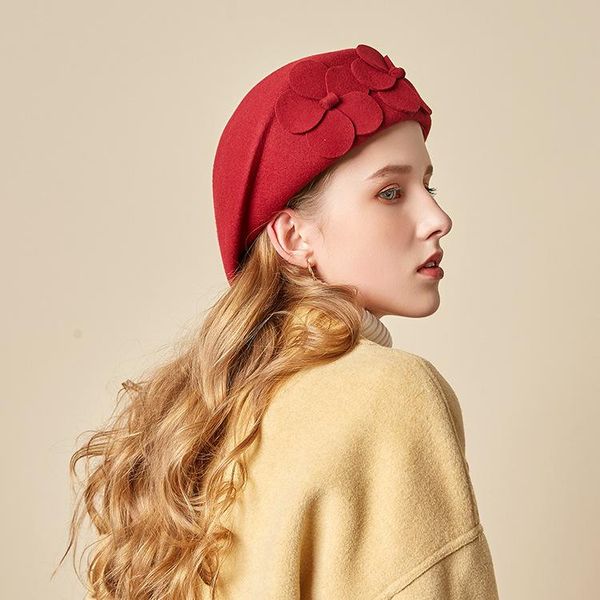 berets autumn and winter british wool dome fashion beret european american temperament boinas para mujer cappello donna gorras, Blue;gray
berets autumn and winter british wool dome fashion beret european american temperament boinas para mujer cappello donna gorras, Blue;gray