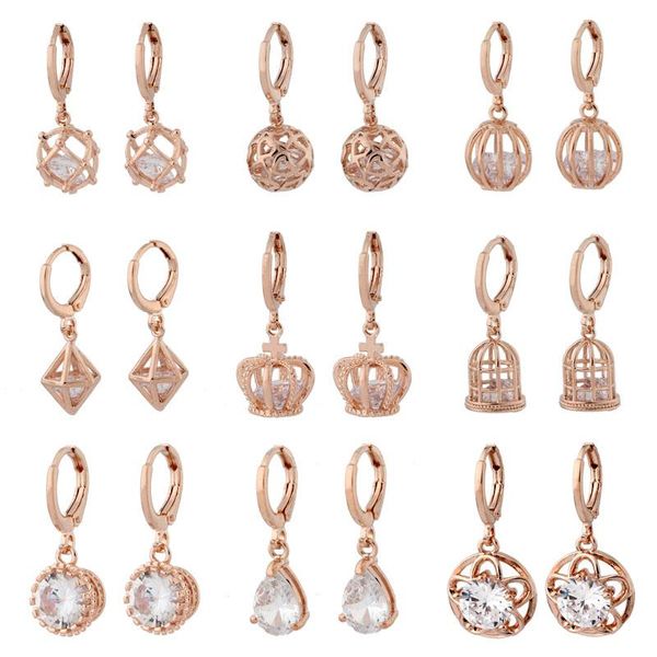 dangle & chandelier irina 585 rose gold color copper earrings with cubic zircon trendy elegant for women party jewelry, Silver
dangle & chandelier irina 585 rose gold color copper earrings with cubic zircon trendy elegant for women party jewelry, Silver